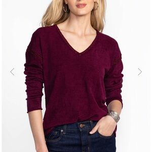 JOHNNY WAS THE CHENILLE CLASSIC WHIPSTITCH PULLOVER